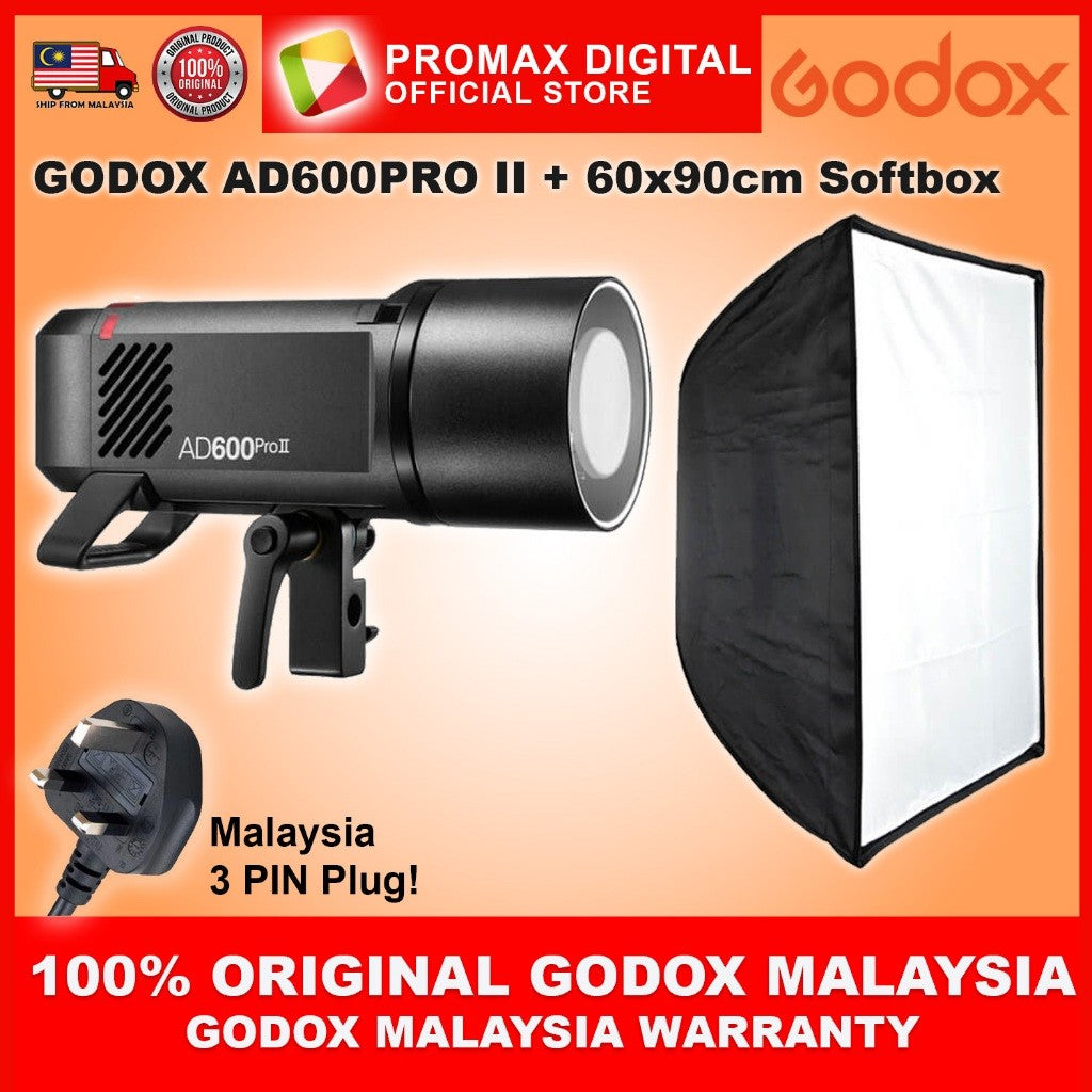 GODOX AD600PRO II WITH WB87B BATTERY LANTERN OCTA 95cm 60x90cm Softbox AD600PROII AD600 PRO 2