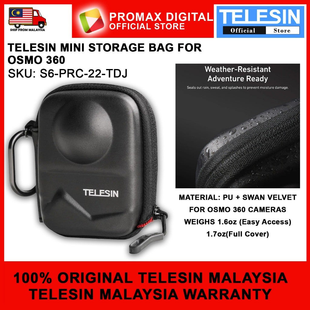 TELESIN S6-PRC-22-TDJ MINI STORAGE BAG FOR OSMO 360 OSMO360 BAG