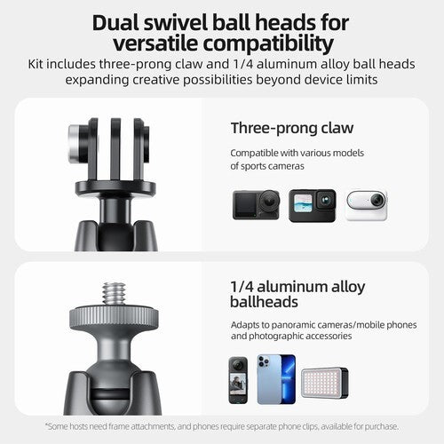TELESIN CMM-001 MAGNETIC BASE CAMERA SUCTION CUP MOUNT FOR CAMERA ACTION CAMERA