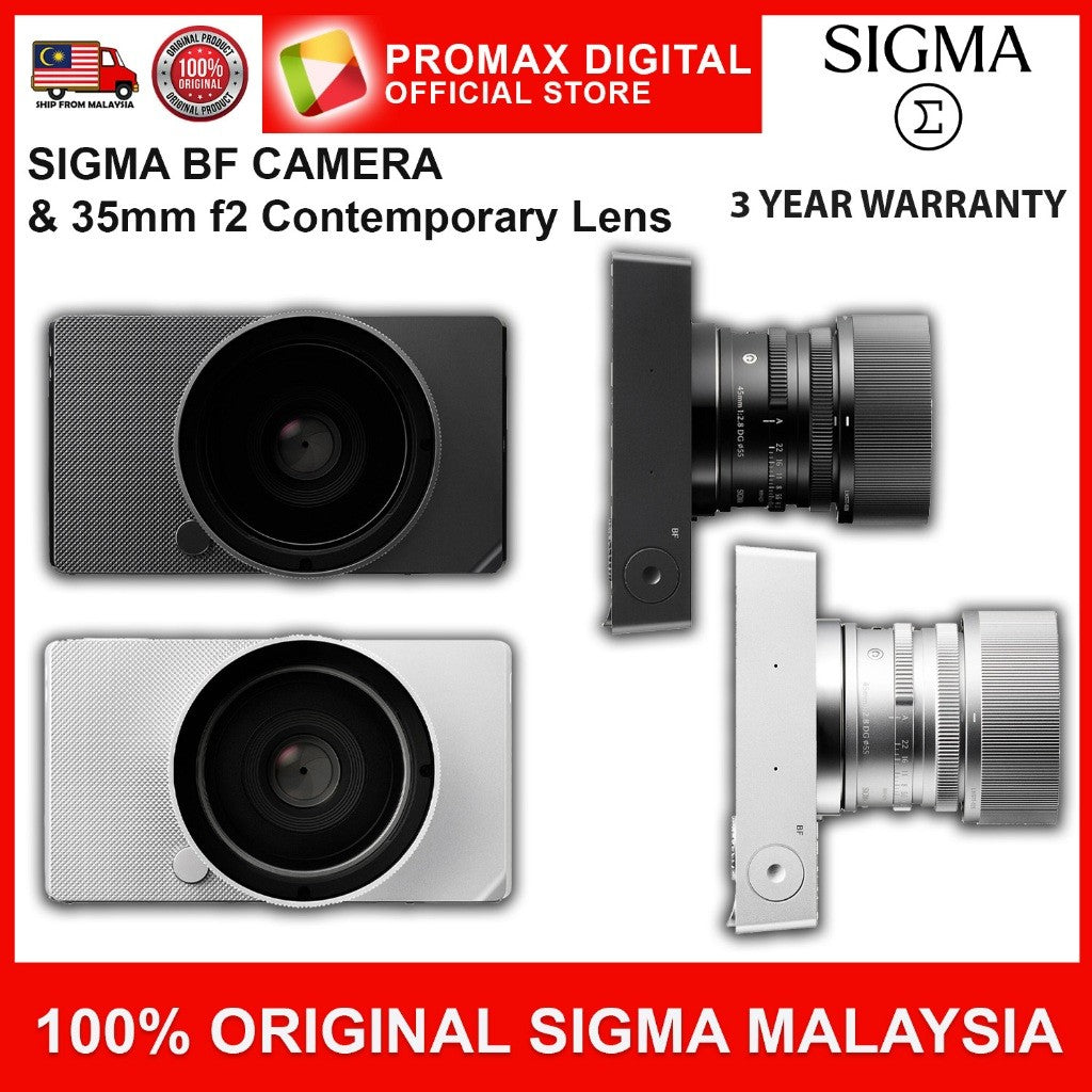 SIGMA BF CAMERA AND 35mm f2 DG DN Contemporary Lens (L Mount)