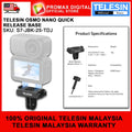 TELESIN S7-JBK-25-TDJ QUICK RELEASE BASE SPRING CLIP MOUNT FOR DJI OSMO NANO AND ACTION 6