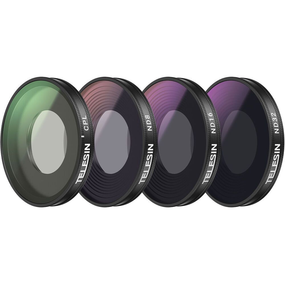 TELESIN S5-FLT-42 FILTER SET FOR INSTA360 GO ULTRA CPL ND 8 16 32 CAMERA FILTERS