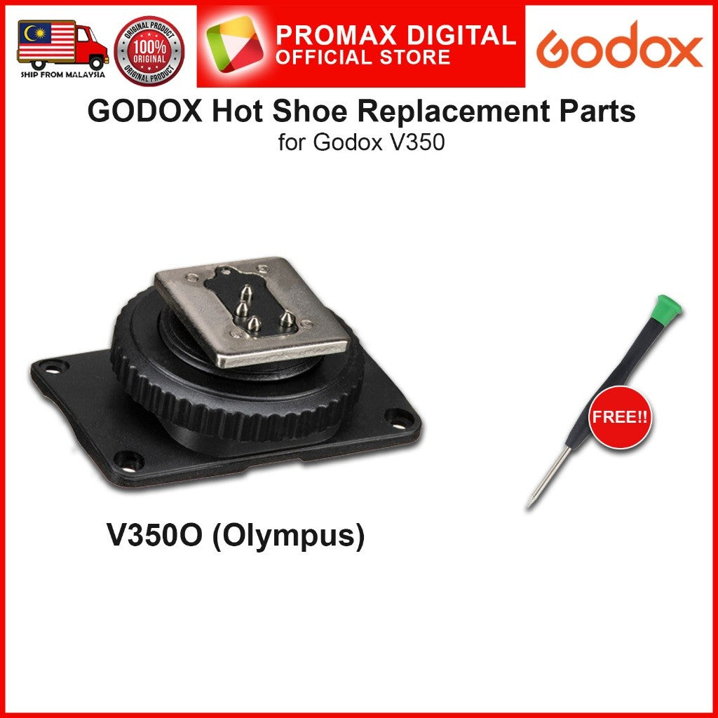 Godox Hot Shoe Replacement Parts for V350 Canon Fujifilm Nikon Sony Olympus
