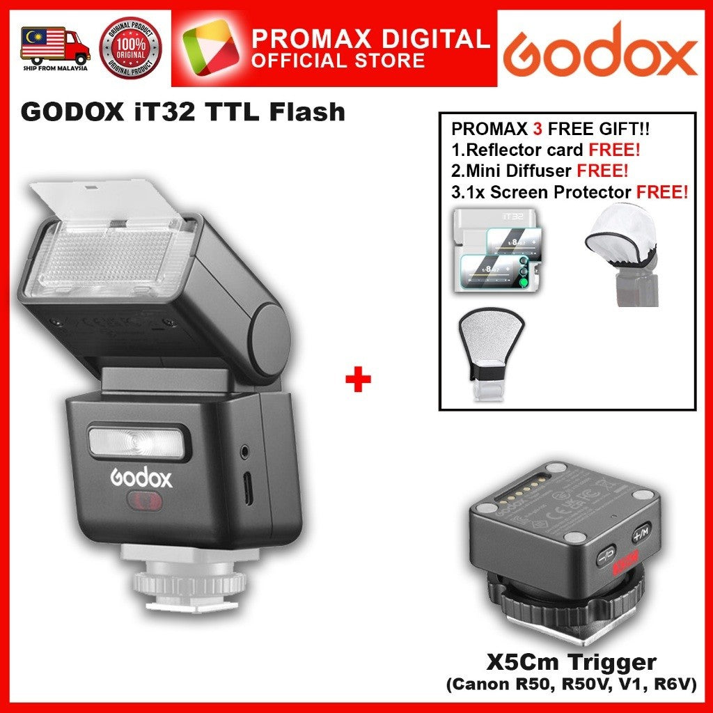 GODOX iT32 TTL Flash with X5 Trigger