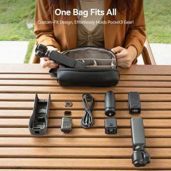TELESIN S6-PRC-08-TDJ Universal Portable Storage Bag for DJI Pocket 3 Camera Bag for Pocket 3