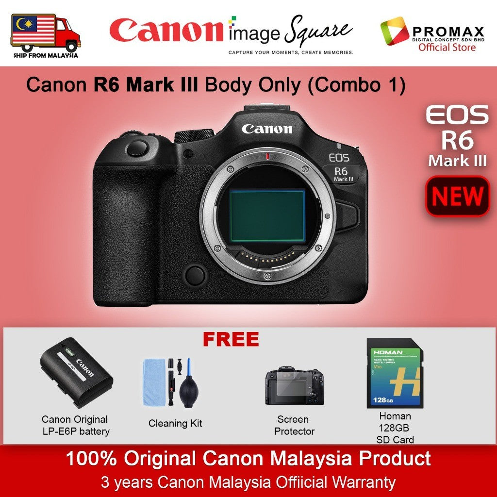CANON EOS R6 Mark III Full Frame Mirrorless Dual Pixel CMOS AF II R6 MKIII R6III R63 R6 MARKIII