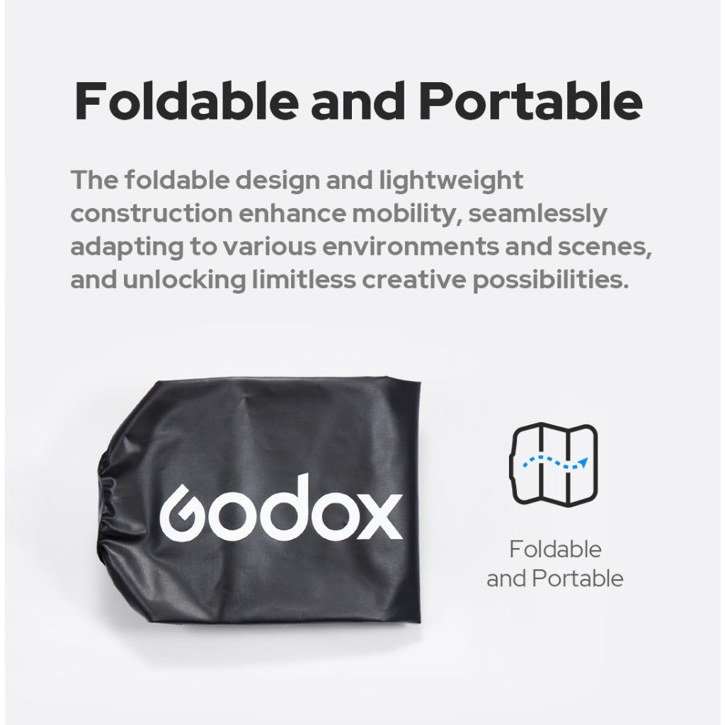 GODOX ML-S1A Air Soft Tube Inflatable Softbox for ML100Bi ML100R Foldable Portable