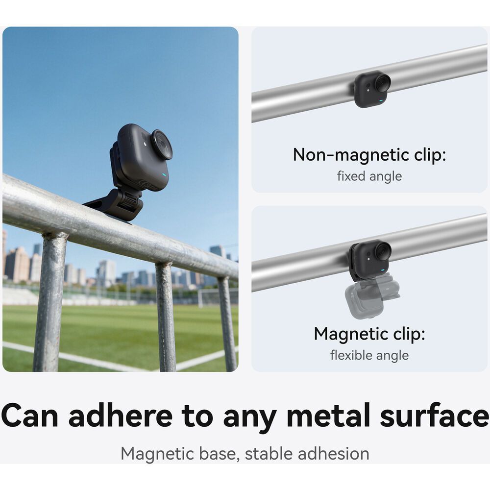 Telesin S3-HMH-05-TIS Magnetic Brim Clip for Insta360 GO ULTRA Magnetic Mount
