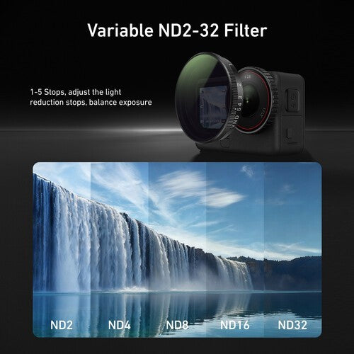 TELESIN S5-FLT-40 FILTER SET FOR DJI ACTION 6 CPL ND 8 16 32 POLARIZER FILTER ACTION CAMERA