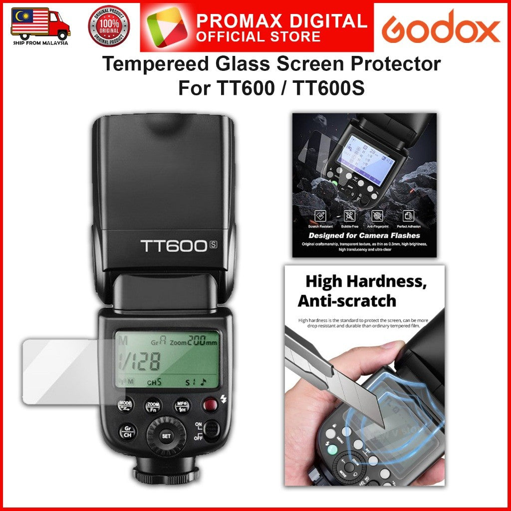 Godox V1 V1mid V850III V860III TT685II V480 TT600 TT600S Tempered Glass LCD Screen Protector