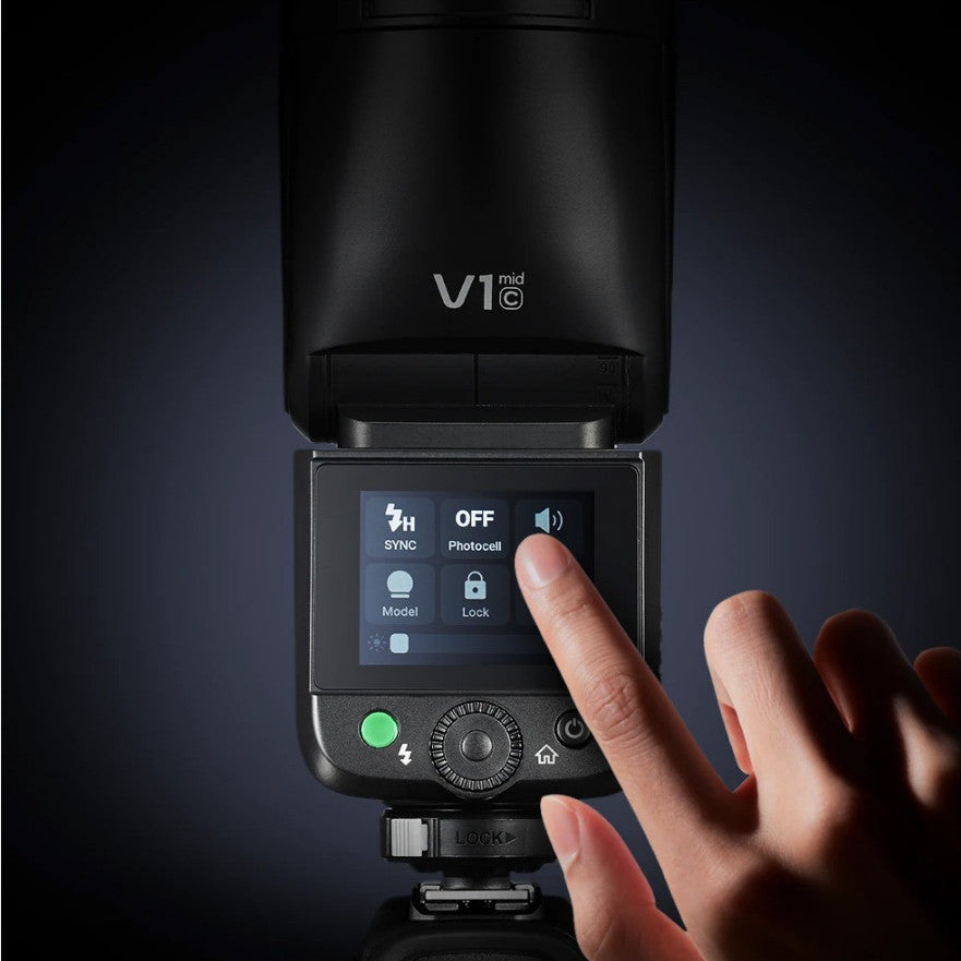 GODOX V1 mid TTL ON CAMERA FLASH FOR MIRRORLESS CAMERA