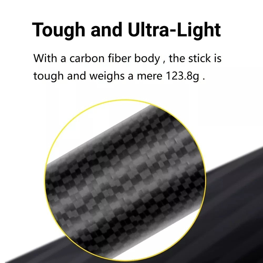 TELESIN 3M / 1.5M Ultra Long Light Carbon Fiber Invisible Selfie Stick Pole For Insta360 ONE X2 X3 R GoPro Action Camera