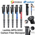 Leofoto MPQ-325C 5-Section Carbon Fibre Monopod with Case 100% Original Malaysia