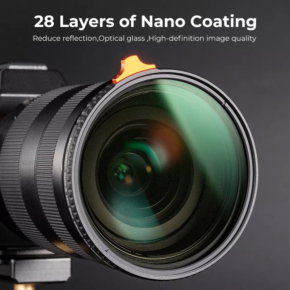 CHEAPEST! K&F Concept Nano-X Black Mist Diffusion 1/4 with ND2-32 ND Varieble Soft 2 in1 Filter Double Side Multi-Coated