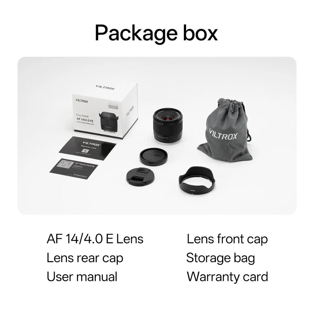 Viltrox AF 14mm F4.0 Air Full-Frame Lens