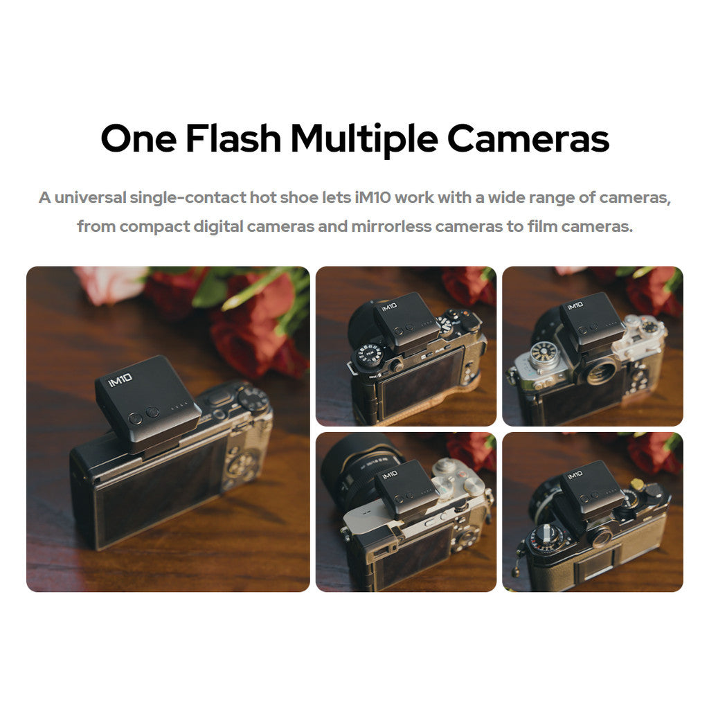 Godox iFlash Camera Flash IM10 Small Camera Flash Light Weight USB-C 	3.7 V, 125 mAh im10 im 10