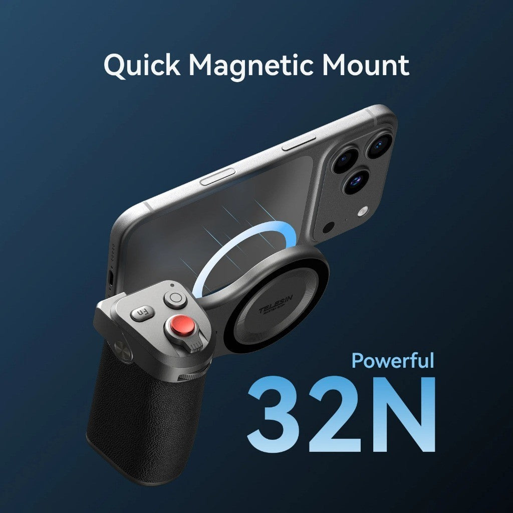 Telesin P5-MP-010 Pro Shot Imaging Grip Special Edition Phone Camera Grip Magnetic Mount