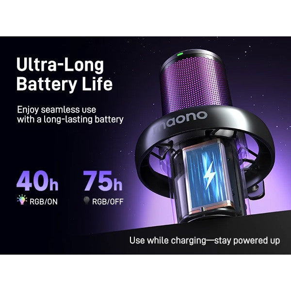 MAONO DM40 PRO WIRELESS GAMING MICROPHONE NOISE-CANCELLATION USB MIC WITH SOFTWARE DM40PRO