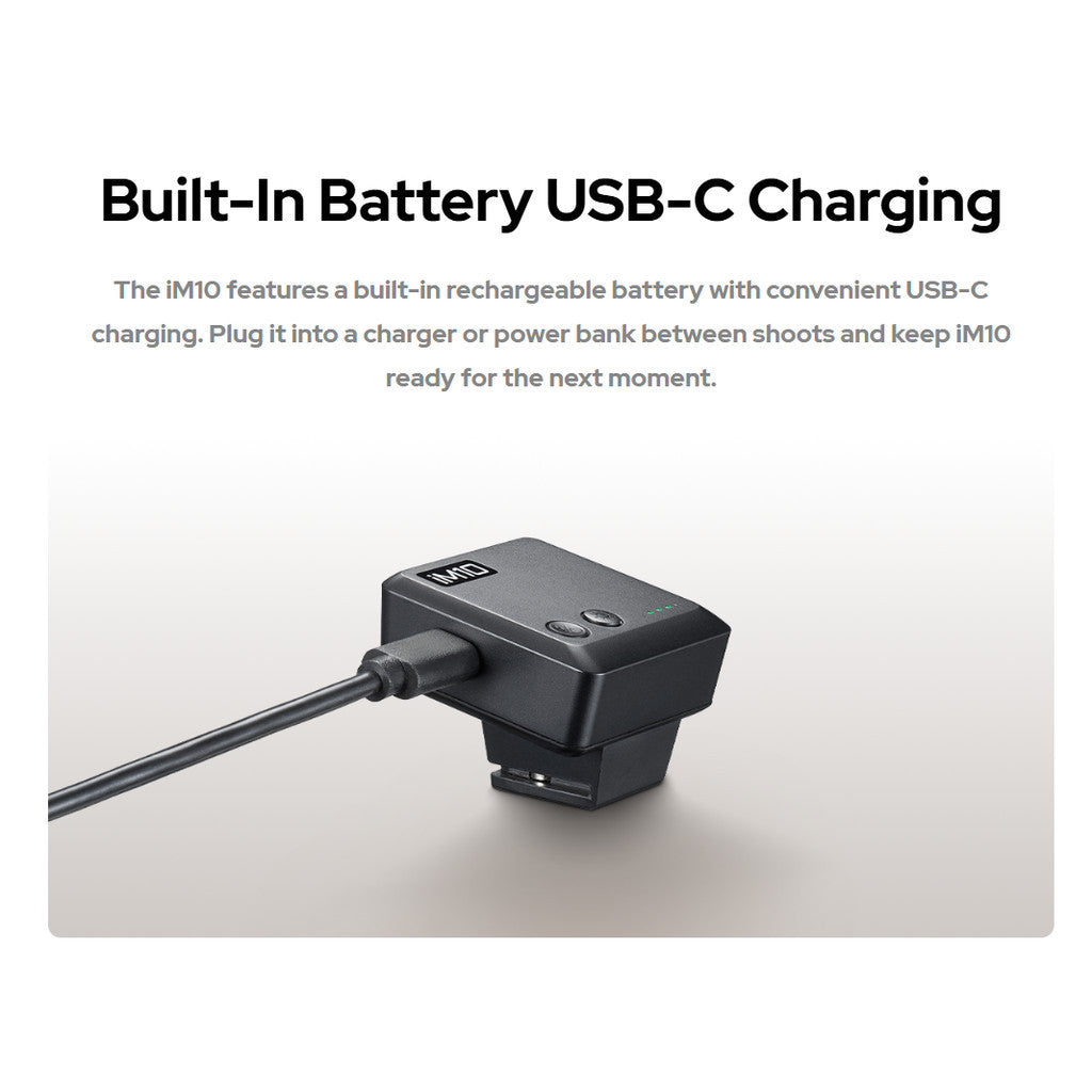 Godox iFlash Camera Flash IM10 Small Camera Flash Light Weight USB-C 	3.7 V, 125 mAh im10 im 10