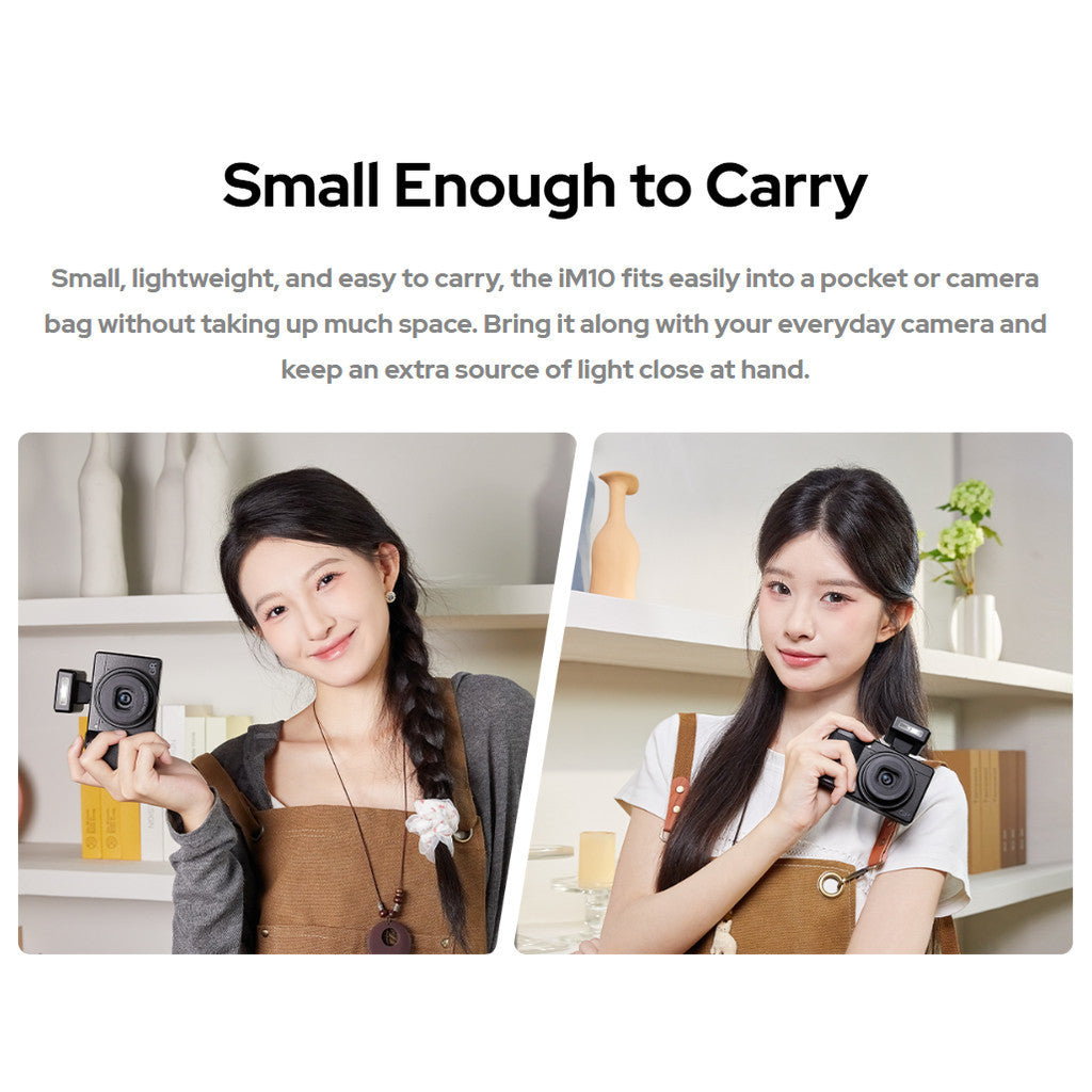 Godox iFlash Camera Flash IM10 Small Camera Flash Light Weight USB-C 	3.7 V, 125 mAh im10 im 10