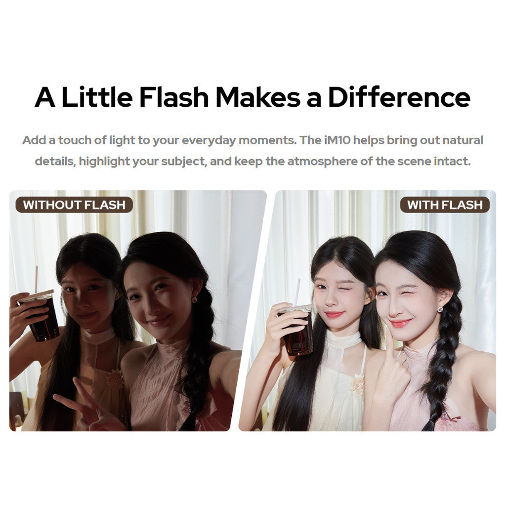 Godox iFlash Camera Flash IM10 Small Camera Flash Light Weight USB-C 	3.7 V, 125 mAh im10 im 10