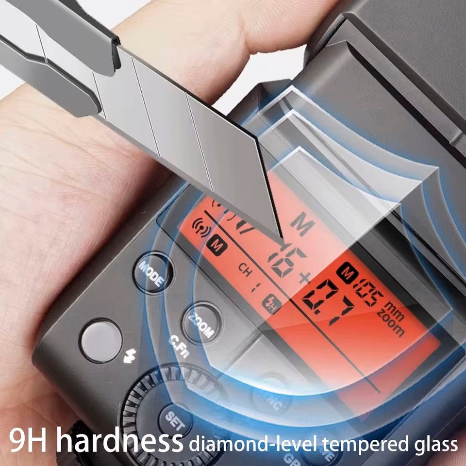 Godox V1 V1mid V850III V860III TT685II V480 TT600 TT600S Tempered Glass LCD Screen Protector
