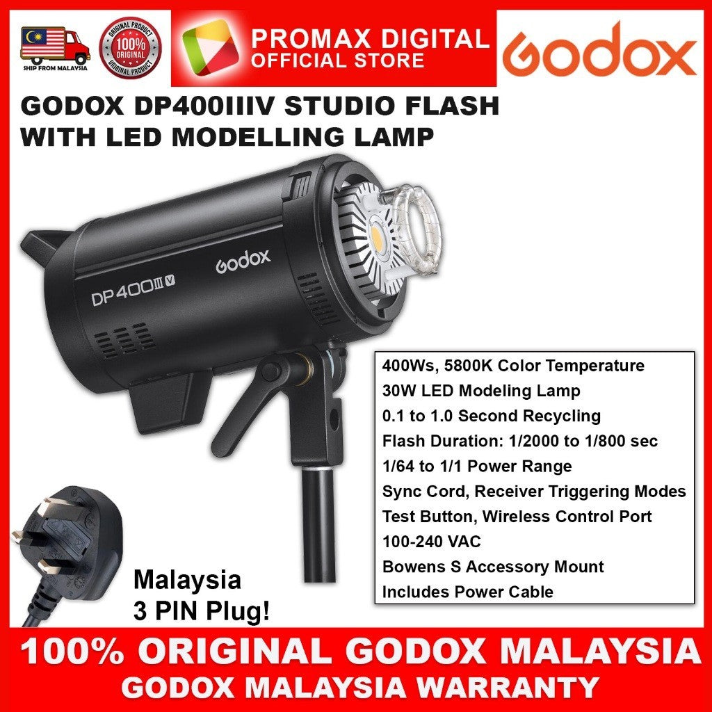 GODOX DP400III-V DP600III-V DP800III-V DP1000III-V LED STUDIO LIGHT FLASH WITH LED DP400 DP600 DP800