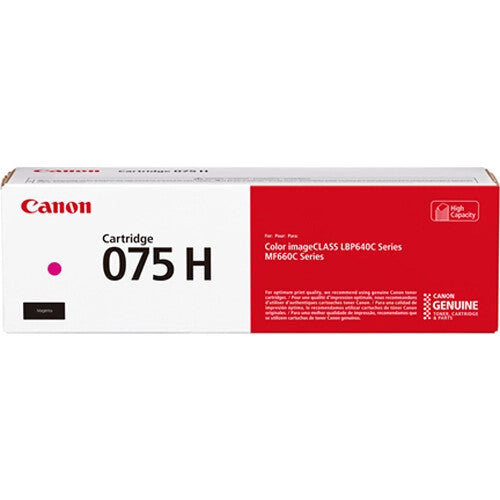 Canon Toner Cart 075 / 075H High-Capacity Toner Cartridge  LBP646Cdw LBP647Cdw MF662Cdw MF664Cdw MF667Cx
