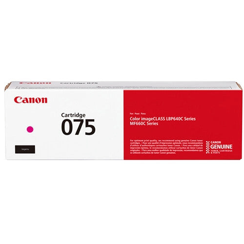 Canon Toner Cart 075 / 075H High-Capacity Toner Cartridge  LBP646Cdw LBP647Cdw MF662Cdw MF664Cdw MF667Cx
