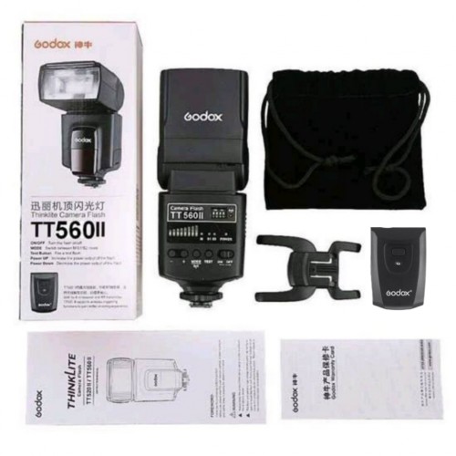 Godox TT560II Camera Flash Speedlight With 433MHz Wireless Signal Flash Trigger (FREE TRIGGER)