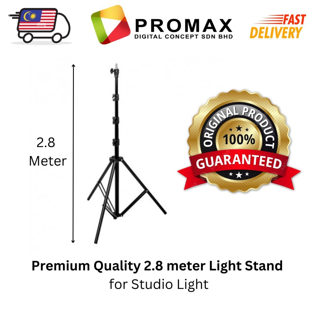 Premium Quality 2.8 meter Light Stand for Studio Light Premium Quality 2.8 meter Light Stand for Studio Light