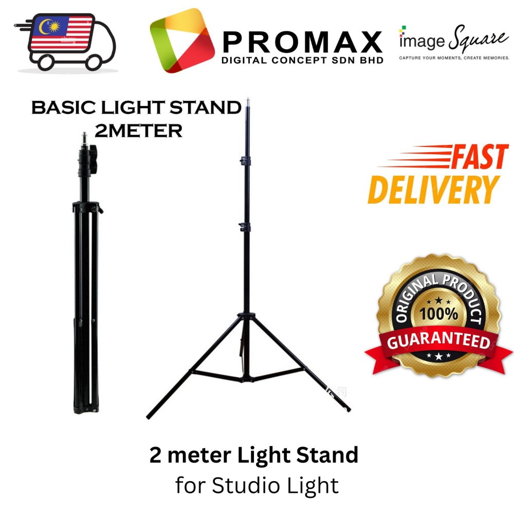 2 meter Light Stand Foldable 2 meter Light Stand Foldable