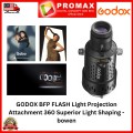 GODOX BFP FLASH Light Projection Attachment 360 Superior Light Shaping - bowen GODOX BFP FLASH Light Projection Attachment 360 Superior Light Shaping - bowen