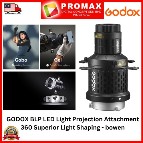 GODOX BLP LED  Light Projection Attachment 360 Superior Light Shaping - bowen