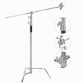 C Stand Photography Heavy Duty Stainless Steel 30kg Payload with Carry bag & Roller Wheel C Stand Photography Heavy Duty Stainless Steel 30kg Payload with Carry bag & Roller Wheel