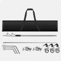 C Stand Photography Heavy Duty Stainless Steel 30kg Payload with Carry bag & Roller Wheel C Stand Photography Heavy Duty Stainless Steel 30kg Payload with Carry bag & Roller Wheel