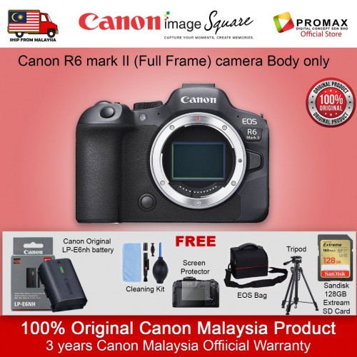 Canon EOS R6 MKII BODY / KIT LENS RF 24-105MM (Canon Malaysia 3 years warranty) R6ii mark ii