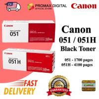 Canon 051 / 051H Black Toner for use with imageCLASS LBP162dw,  MF266dn / MF269dw