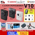 Canon PowerShot V10 Vlog Camera for Content Creators (Black/Silver) Canon Malaysia Warranty Canon PowerShot V10 Vlog Camera for Content Creators (Black/Silver) Canon Malaysia Warranty