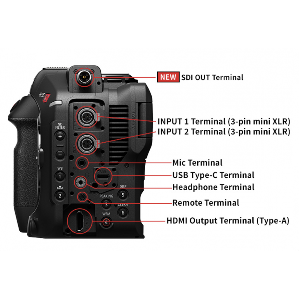 CANON EOS C80 - Lightweight Full-Frame Cinema Camera with RF Mount CANON EOS C80 - Lightweight Full-Frame Cinema Camera with RF Mount