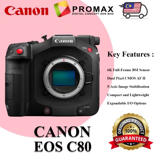 CANON EOS C80 - Lightweight Full-Frame Cinema Camera with RF Mount