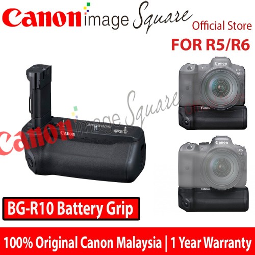 Canon Battery Grip BG-R10 For EOS R5 / R6 / R6II Fit LP-E6 / LP-E6N / LP-E6NH (100% Original Canon)