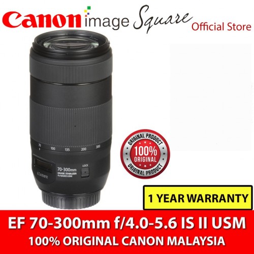 Canon EF 70-300mm f4.0-5.6 IS II USM (Original Canon Malaysia)