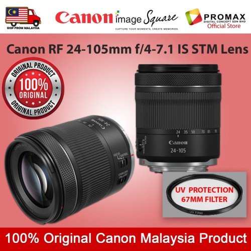 Canon RF 24-105mm F4-7.1 IS STM Lens (White Box) [Split from EOS RP & R6 MARK II]