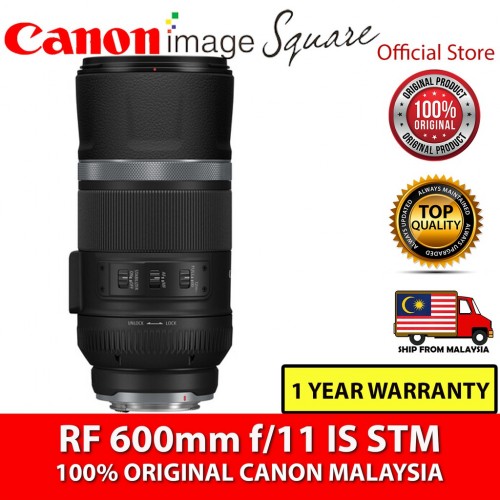 Canon RF 600mm f11 IS STM Len (Original Canon Malaysia)