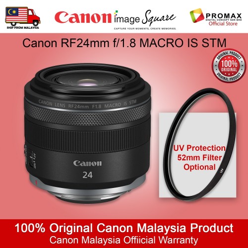 Canon RF24mm f1.8 MACRO IS STM Compact Wide Prime (100% Original Canon)