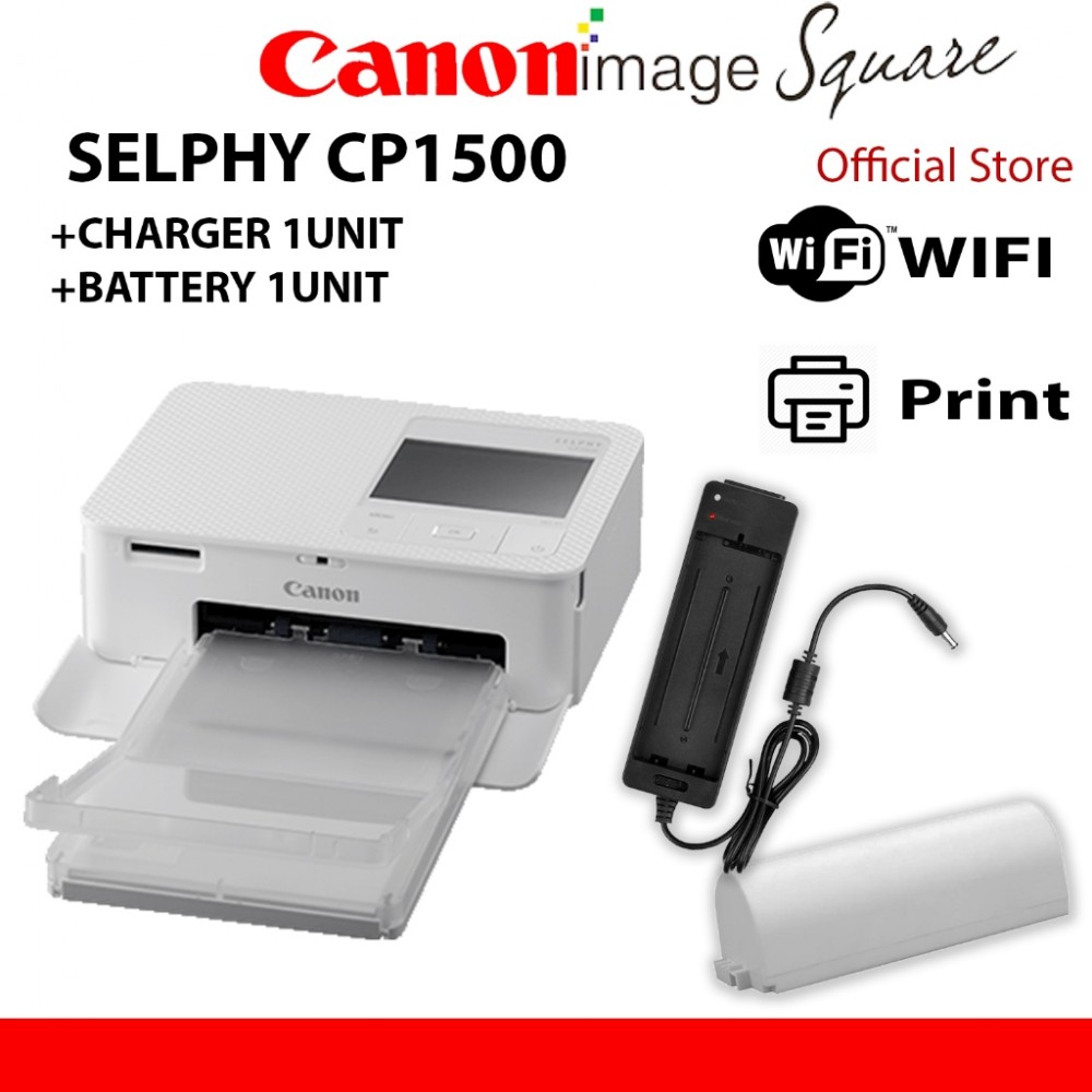 Canon Selphy CP-1500 Wireless mobile Portable Printer - 1 Year Canon Warranty ( replacement for CP-1300 ) Canon Selphy CP-1500 Wireless mobile Portable Printer - 1 Year Canon Warranty ( replacement for CP-1300 )