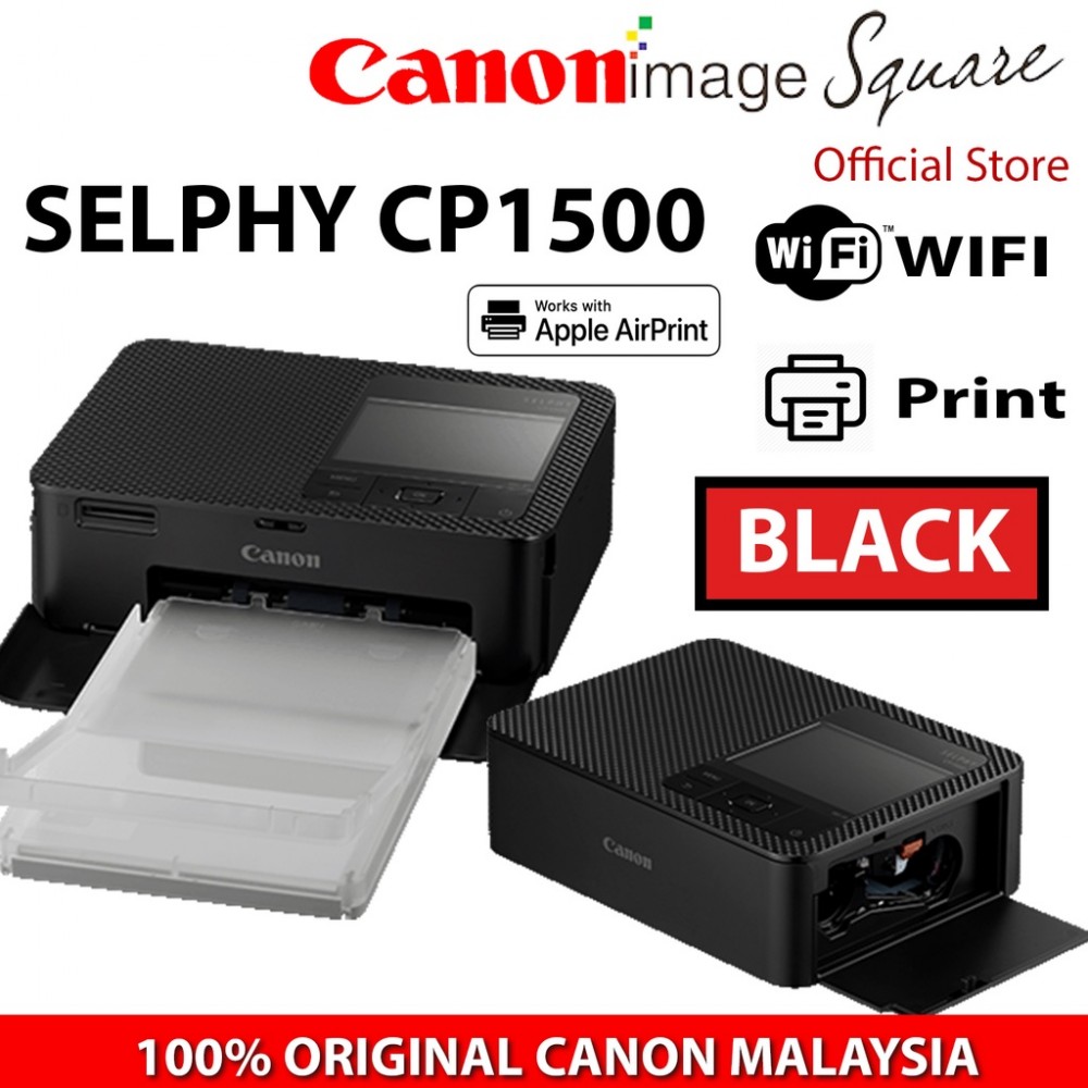 Canon Selphy CP-1500 Wireless mobile Portable Printer - 1 Year Canon Warranty ( replacement for CP-1300 ) Canon Selphy CP-1500 Wireless mobile Portable Printer - 1 Year Canon Warranty ( replacement for CP-1300 )