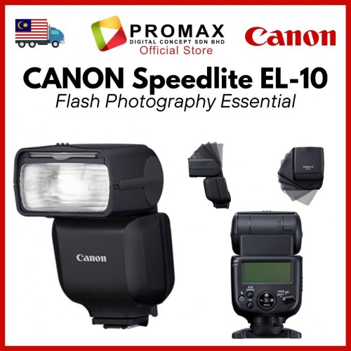 Canon Speedlite EL-10 Lightweight and Powerful Flash Photography Essential