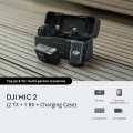 DJI MIC 2 (2TX + 1RX + Charging Case) & DJI MIC 2 (1TX + 1RX) Wireless Microphone for Pro-Level Audio DJI MIC 2 (2TX + 1RX + Charging Case) & DJI MIC 2 (1TX + 1RX) Wireless Microphone for Pro-Level Audio